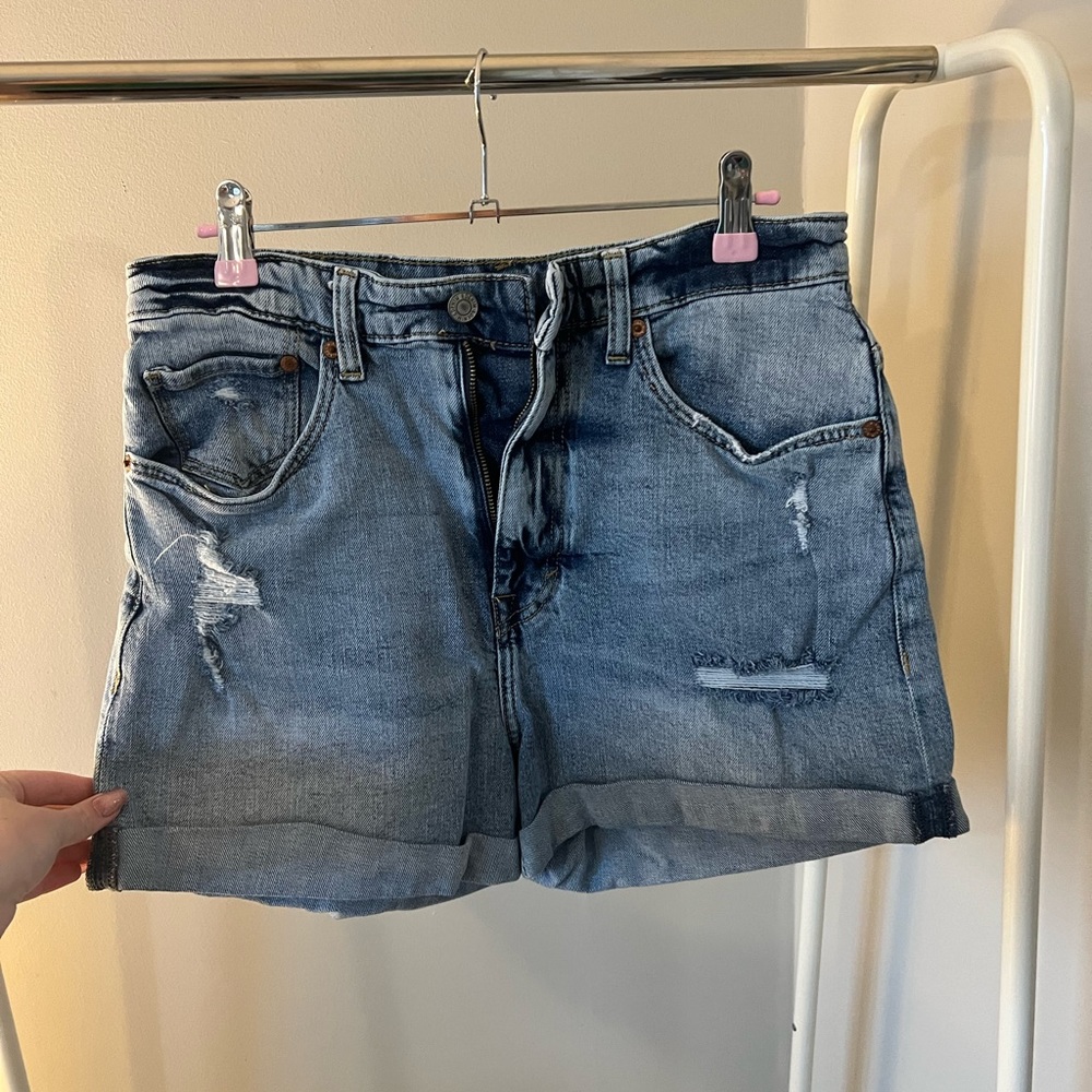 Denim shorts